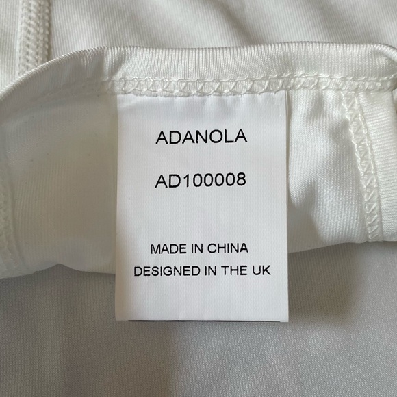 NWT, Adanola Racerback Tank Top, White, Medium - Picture 10 of 11